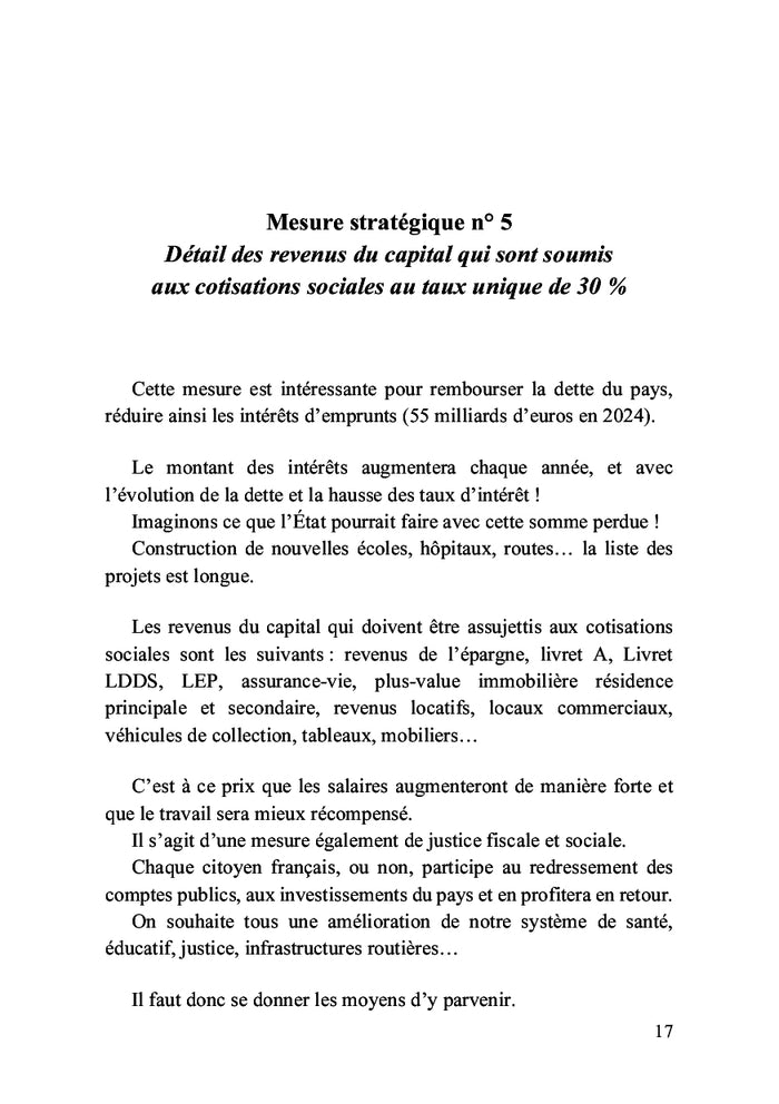 77 mesures stratégiques économiques et politiques pour (enfin) rembourser la dette française