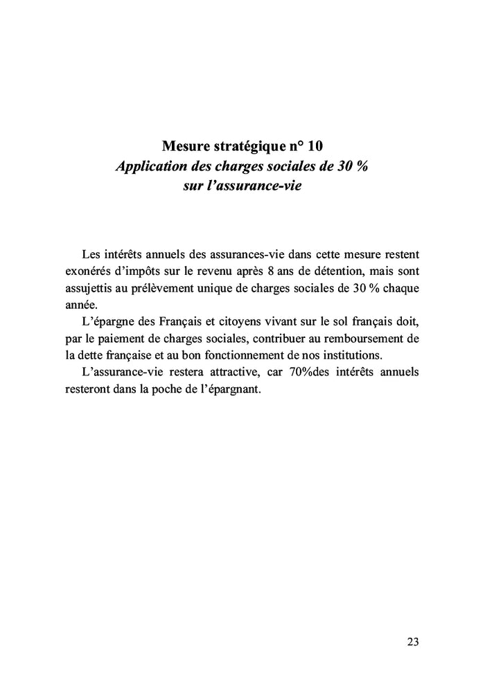 77 mesures stratégiques économiques et politiques pour (enfin) rembourser la dette française