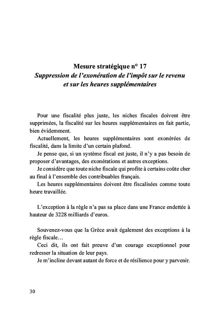 77 mesures stratégiques économiques et politiques pour (enfin) rembourser la dette française