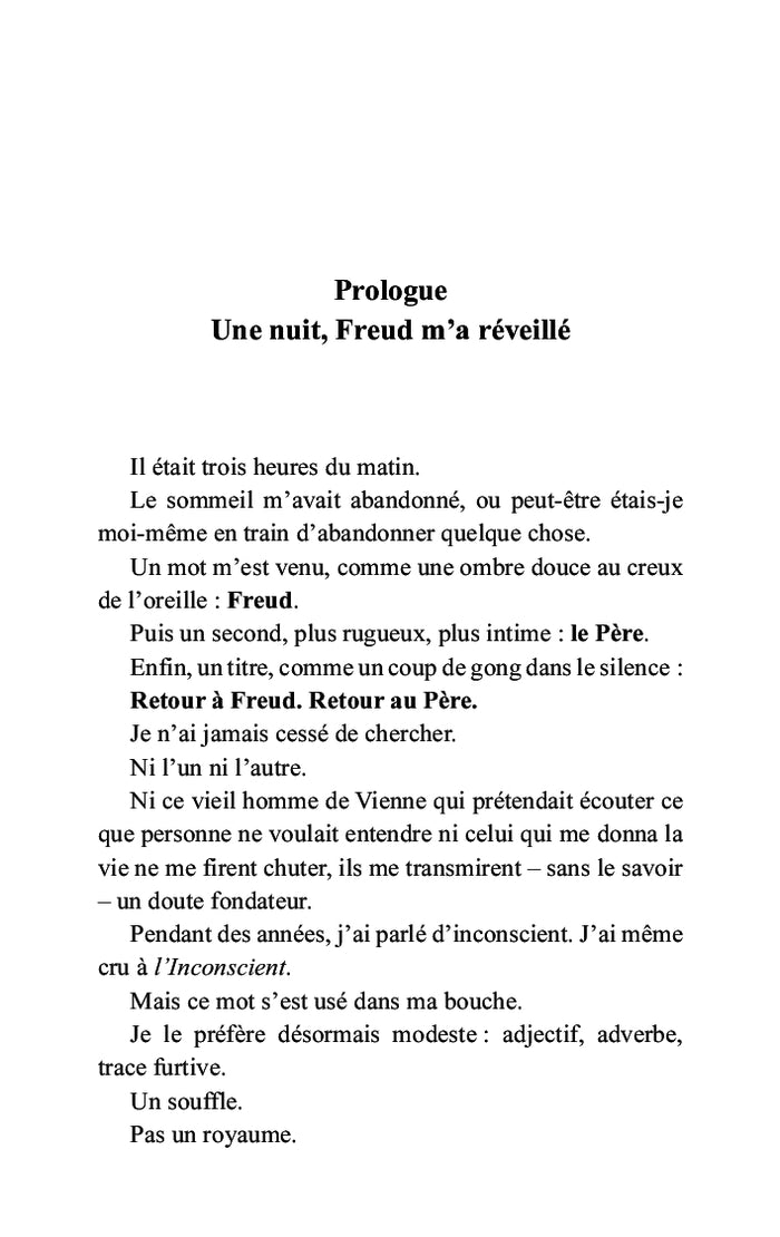 Retour à Freud, retour au père