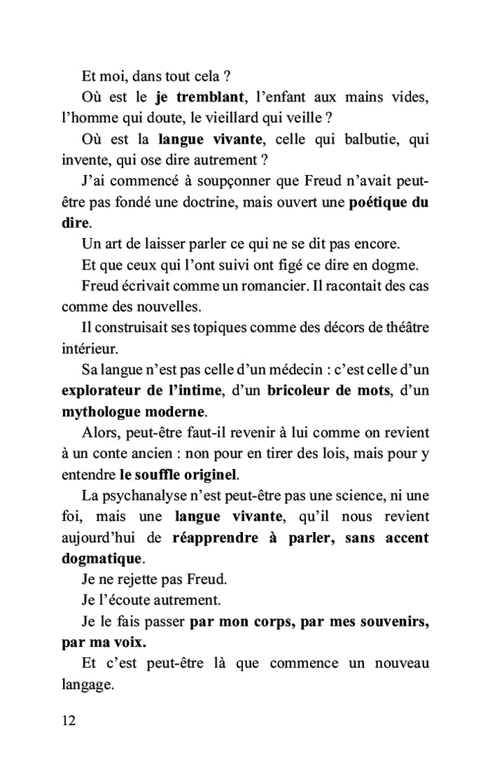 Retour à Freud, retour au père