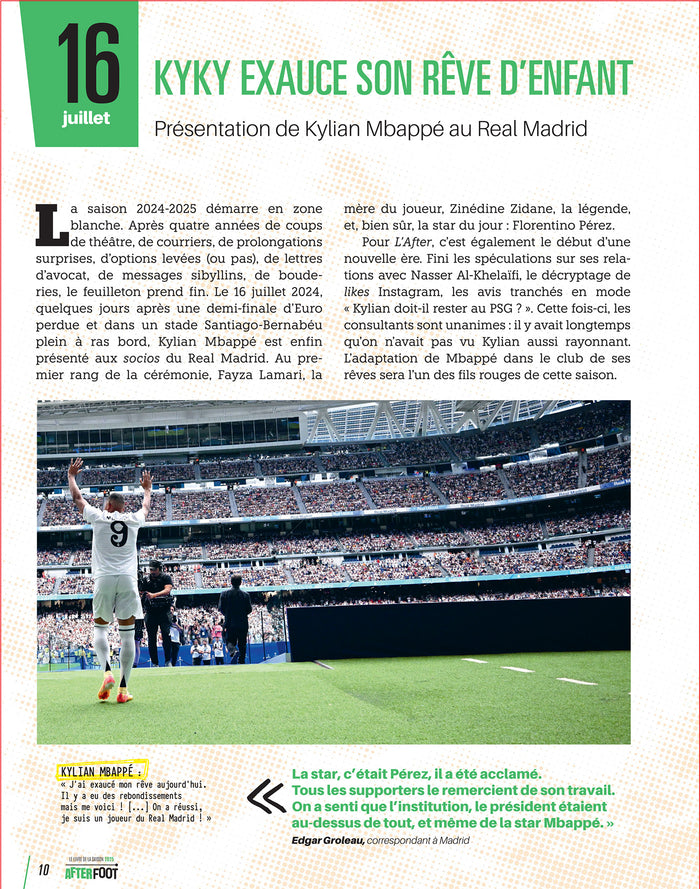 Le livre de la saison AfterFoot 2025