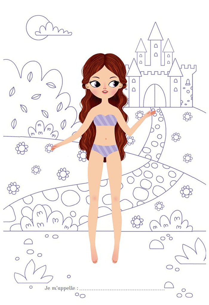 Princesses de contes - bloc à spirale