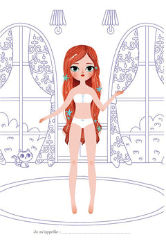 Princesses de contes - bloc à spirale