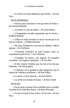 La connaissance interdite