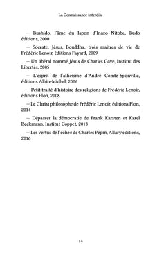 La connaissance interdite