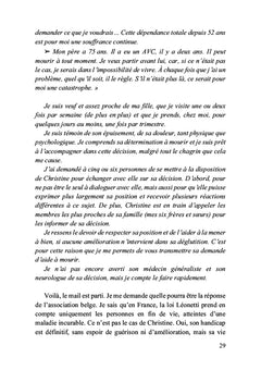 La force de vivre, la volonté de mourir