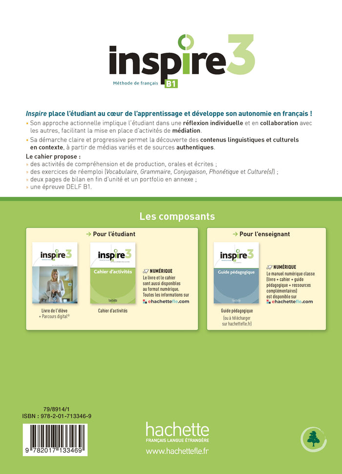 Inspire 3 - Cahier d'activités