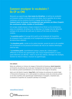 Enseigner à l'école - Comment enseigner le vocabulaire à l'école ?