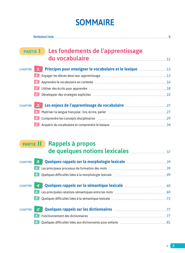 Enseigner à l'école - Comment enseigner le vocabulaire à l'école ?
