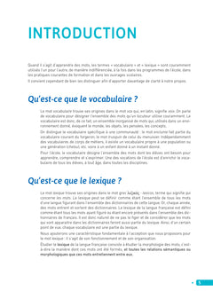 Enseigner à l'école - Comment enseigner le vocabulaire à l'école ?
