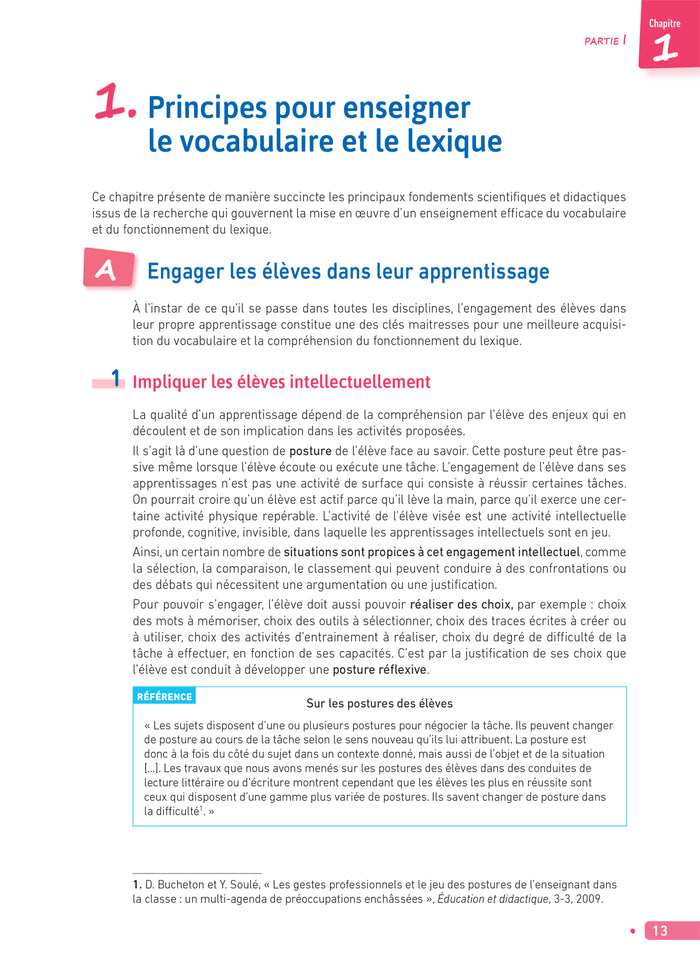 Enseigner à l'école - Comment enseigner le vocabulaire à l'école ?