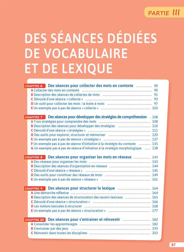 Enseigner à l'école - Comment enseigner le vocabulaire à l'école ?