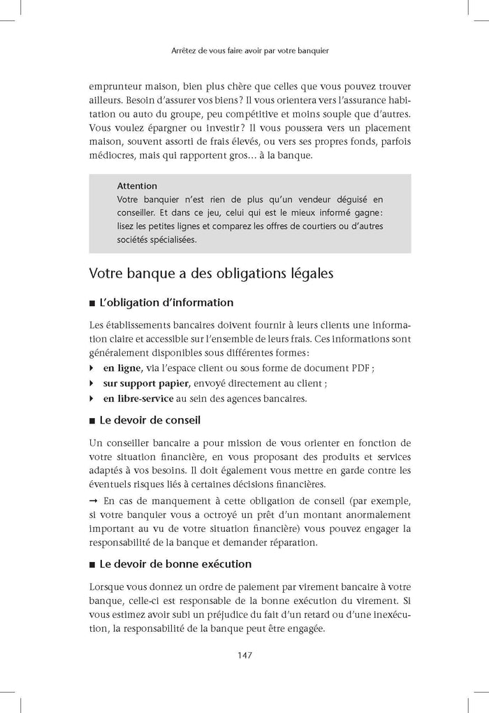 J'arrête de me faire avoir !