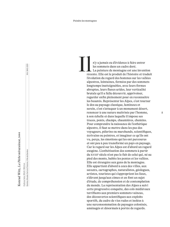 Peindre les montagnes