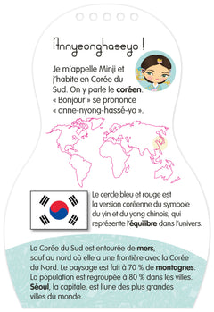 Minimiki - Carnet créatif - Minji en Corée du Sud nouvelle édition