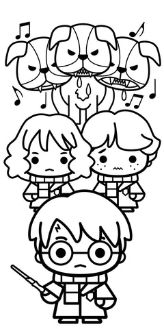 Harry Potter - Mes coloriages mignons Harry et ses amis
