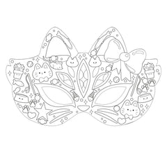 Mes masques en strass - Animaux Kawaii nouvelle édition