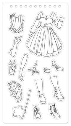 Carnet créatif Mode Academy Licorne (avec un bracelet)
