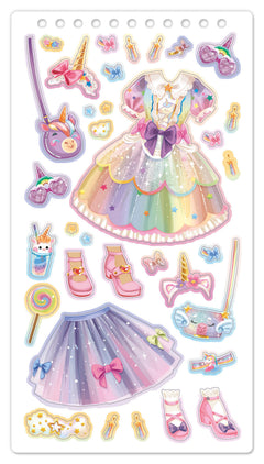 Carnet créatif Mode Academy Licorne (avec un bracelet)