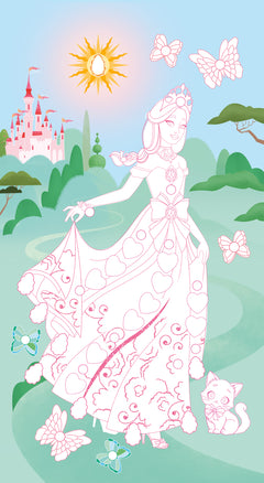 Strass et coloriages Princesses