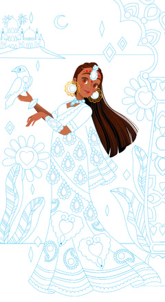Strass et coloriages Princesses