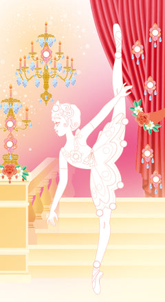 Strass et coloriages Ballerines