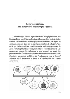 Pour en finir avec le voyage scolaire