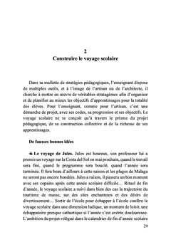 Pour en finir avec le voyage scolaire