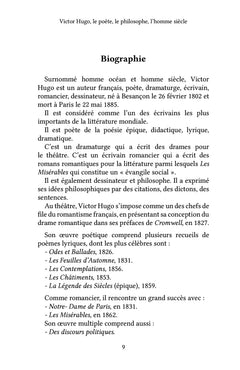 Victor Hugo, le poète, le philosophe, l'homme siècle