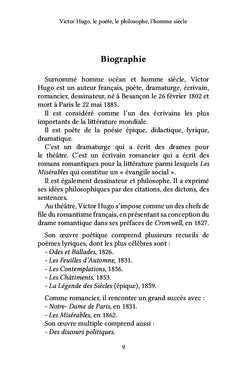 Victor Hugo, le poète, le philosophe, l'homme siècle