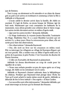 Adélaïde dans la maison des morts