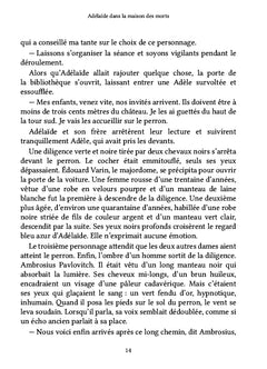 Adélaïde dans la maison des morts