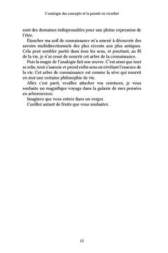L'analogie des concepts et la pensée en ricochet