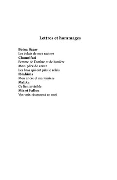 Les murmures de mon âme