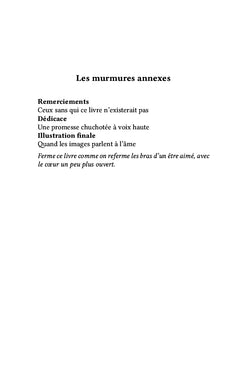 Les murmures de mon âme