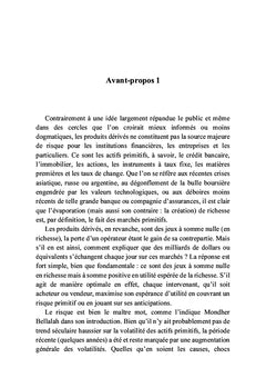 Gestion des risques et produits dérivés classiques et exotiques