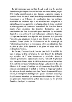 Gestion des risques et produits dérivés classiques et exotiques