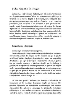 Gestion des risques et produits dérivés classiques et exotiques