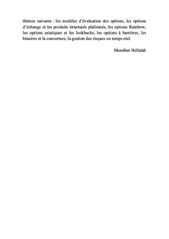 Gestion des risques et produits dérivés classiques et exotiques