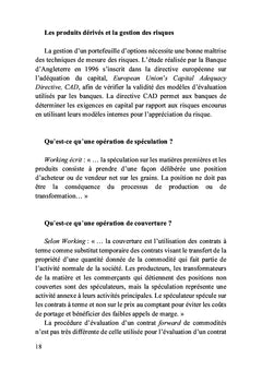 Gestion des risques et produits dérivés classiques et exotiques