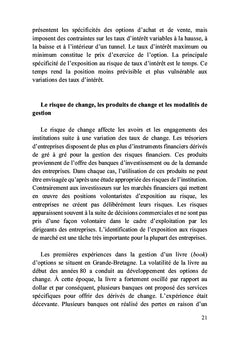 Gestion des risques et produits dérivés classiques et exotiques