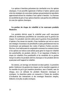 Gestion des risques et produits dérivés classiques et exotiques