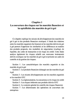 Gestion des risques et produits dérivés classiques et exotiques