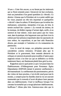 On est vieux... et alors ?