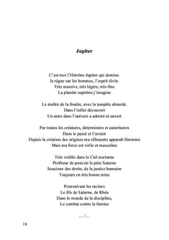 Le cosmos en poèmes