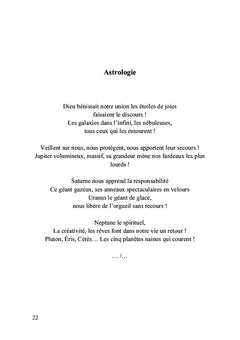 Le cosmos en poèmes