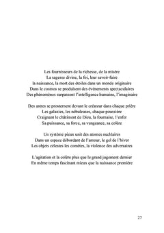 Le cosmos en poèmes