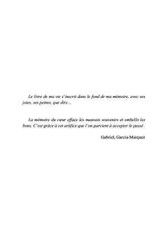 Les quatre saisons de ma vie