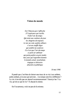 Les quatre saisons de ma vie